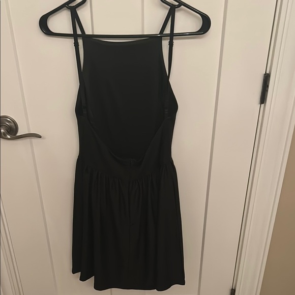 Fancyinn Black Halter Sundress Cocktail, size S, adjustable straps - Picture 4 of 5